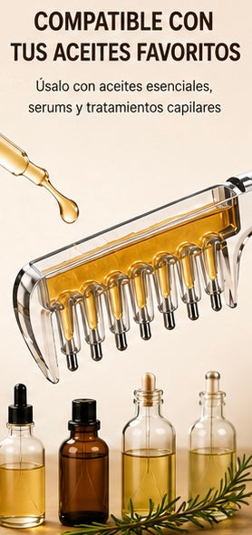 Aplicador de aceite para cuero cabelludo